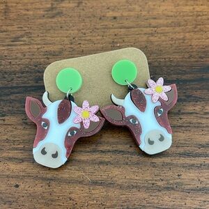 Adorable Cow Earrings